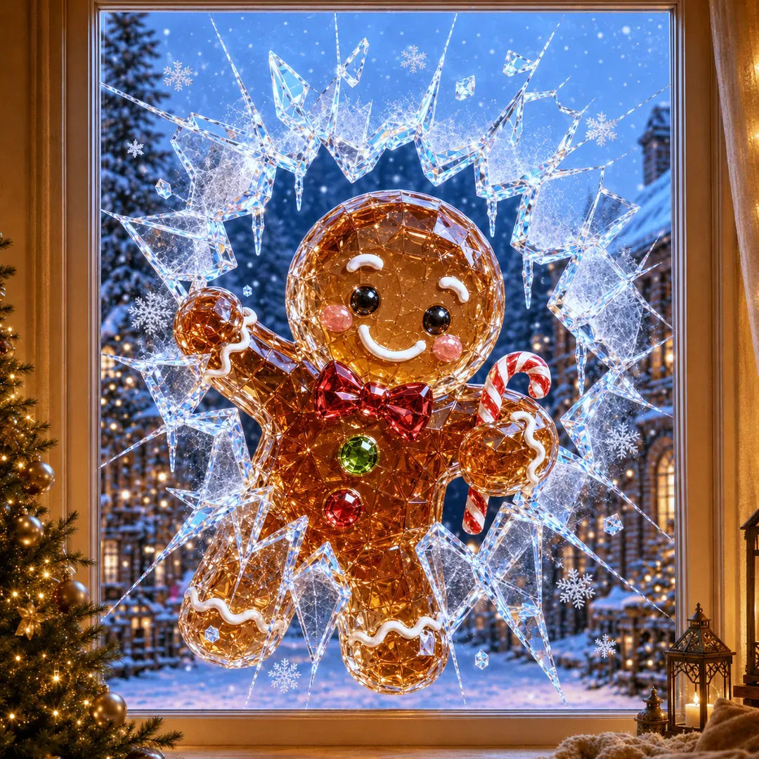 🎅Limited time 50% OFF -✨🎄Shattered-Glass Holiday Window Decoration