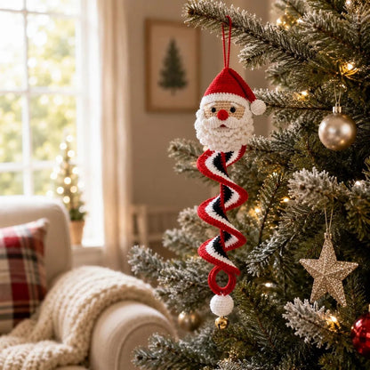 ⏰Last Day 50% OFF - 🎅Crochet Snowman Spiral Oranment DIY Kit