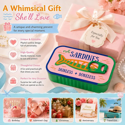 🐟 Sardine Can Shaped Mini Jewelry Box🌟Not Sardines. Your Jewelry