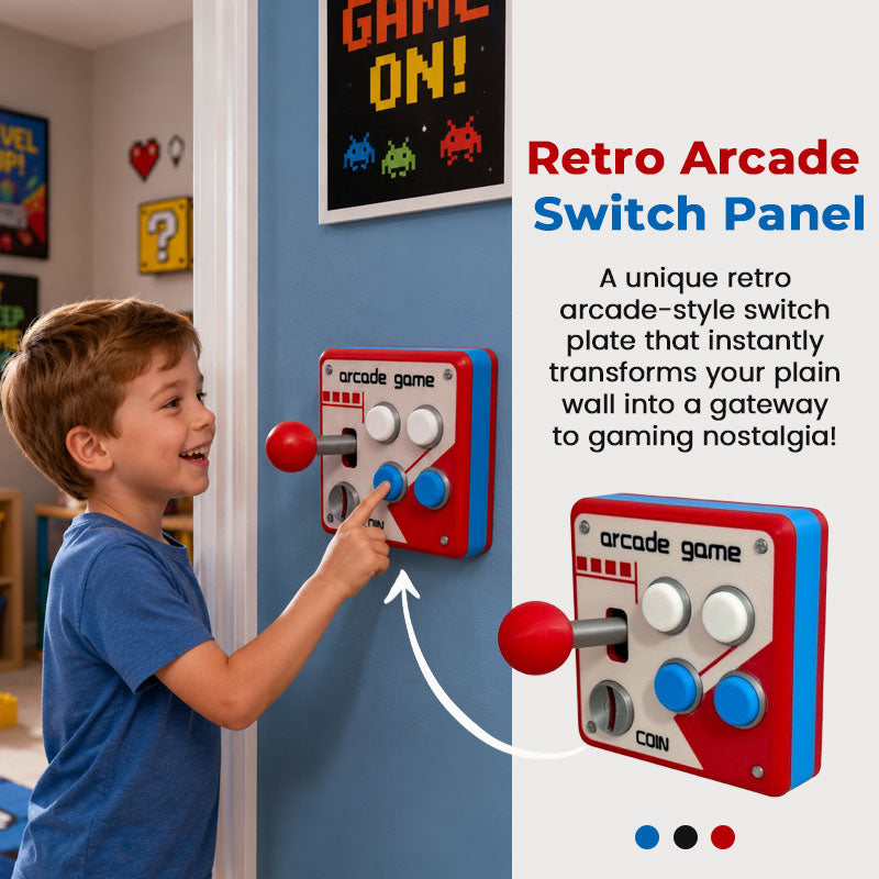 Retro Arcade Switch Panel