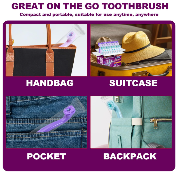 🎁Disposable Mini Travel Toothbrush🎁