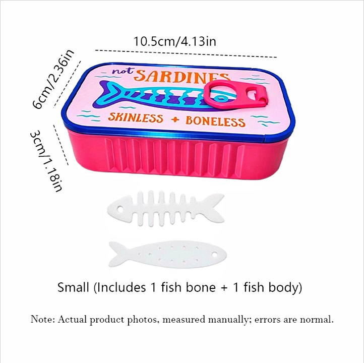 🐟 Sardine Can Shaped Mini Jewelry Box🌟Not Sardines. Your Jewelry