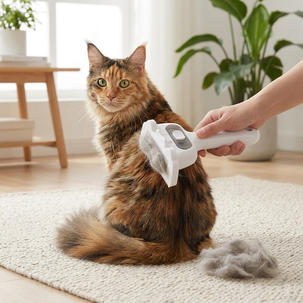 Professional Pet Mist Spray & Deshedding Brush