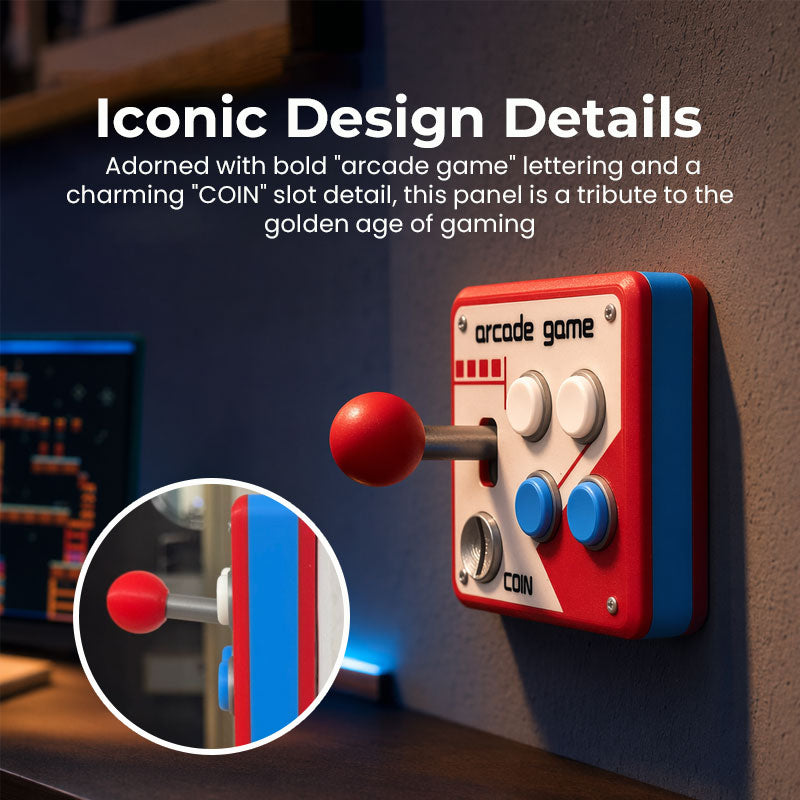 Retro Arcade Switch Panel