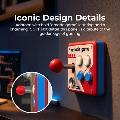 Retro Arcade Switch Panel
