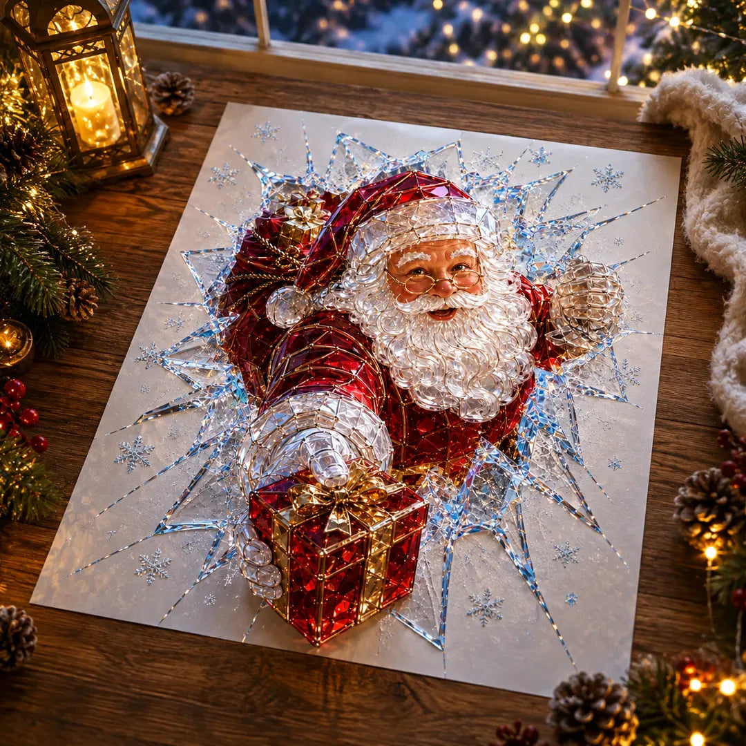 🎅Limited time 50% OFF -✨🎄Shattered-Glass Holiday Window Decoration