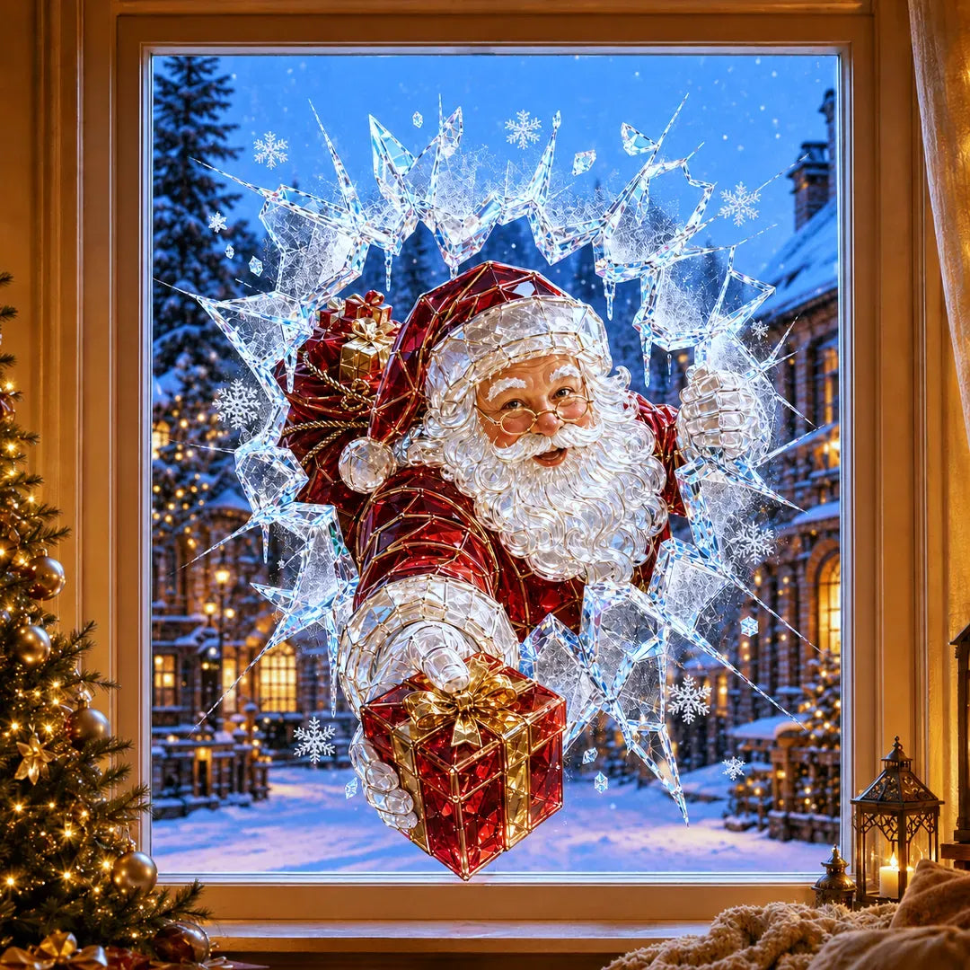 🎅Limited time 50% OFF -✨🎄Shattered-Glass Holiday Window Decoration