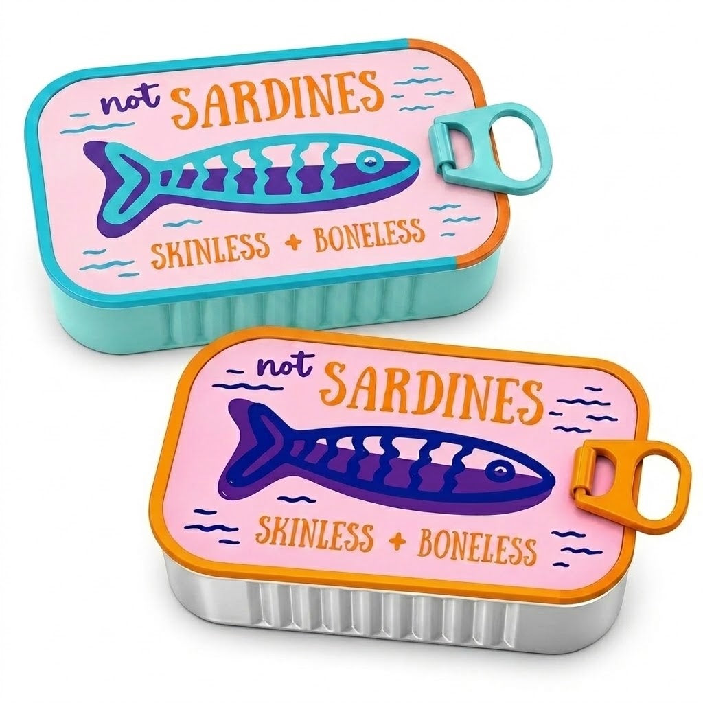 🐟 Sardine Can Shaped Mini Jewelry Box🌟Not Sardines. Your Jewelry