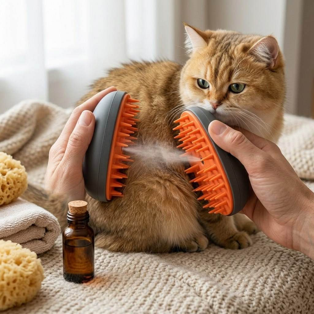Advanced Pet Spray Grooming Massager