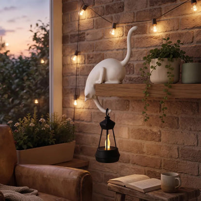 Cute Cat Hook Shelf Decor
