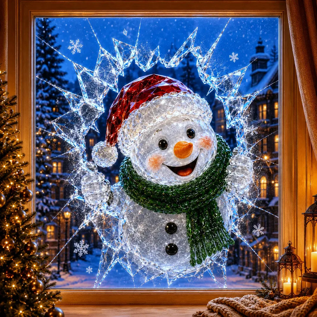 🎅Limited time 50% OFF -✨🎄Shattered-Glass Holiday Window Decoration