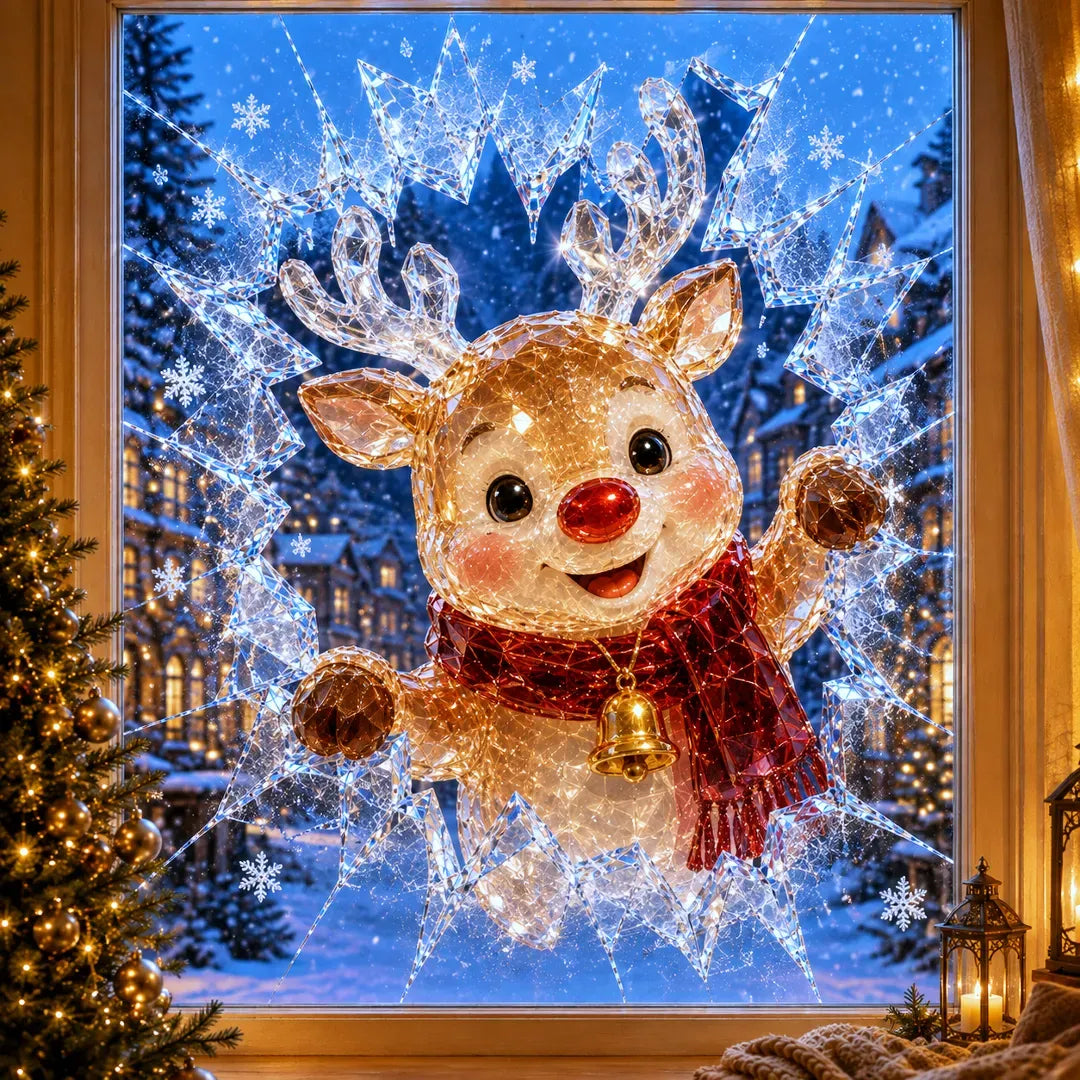 🎅Limited time 50% OFF -✨🎄Shattered-Glass Holiday Window Decoration