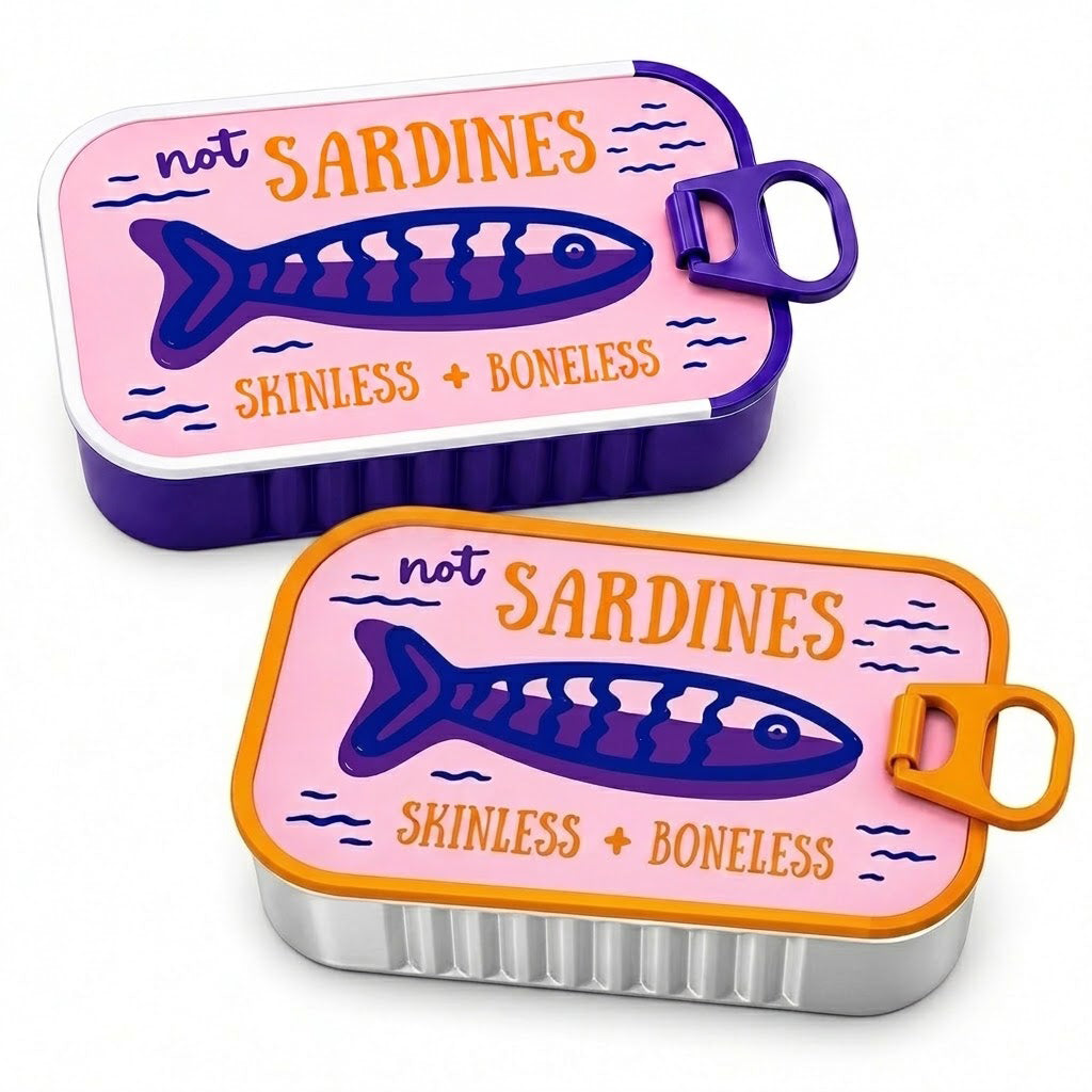 🐟 Sardine Can Shaped Mini Jewelry Box🌟Not Sardines. Your Jewelry