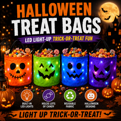 🎃Reusable LED Halloween Treat Bags