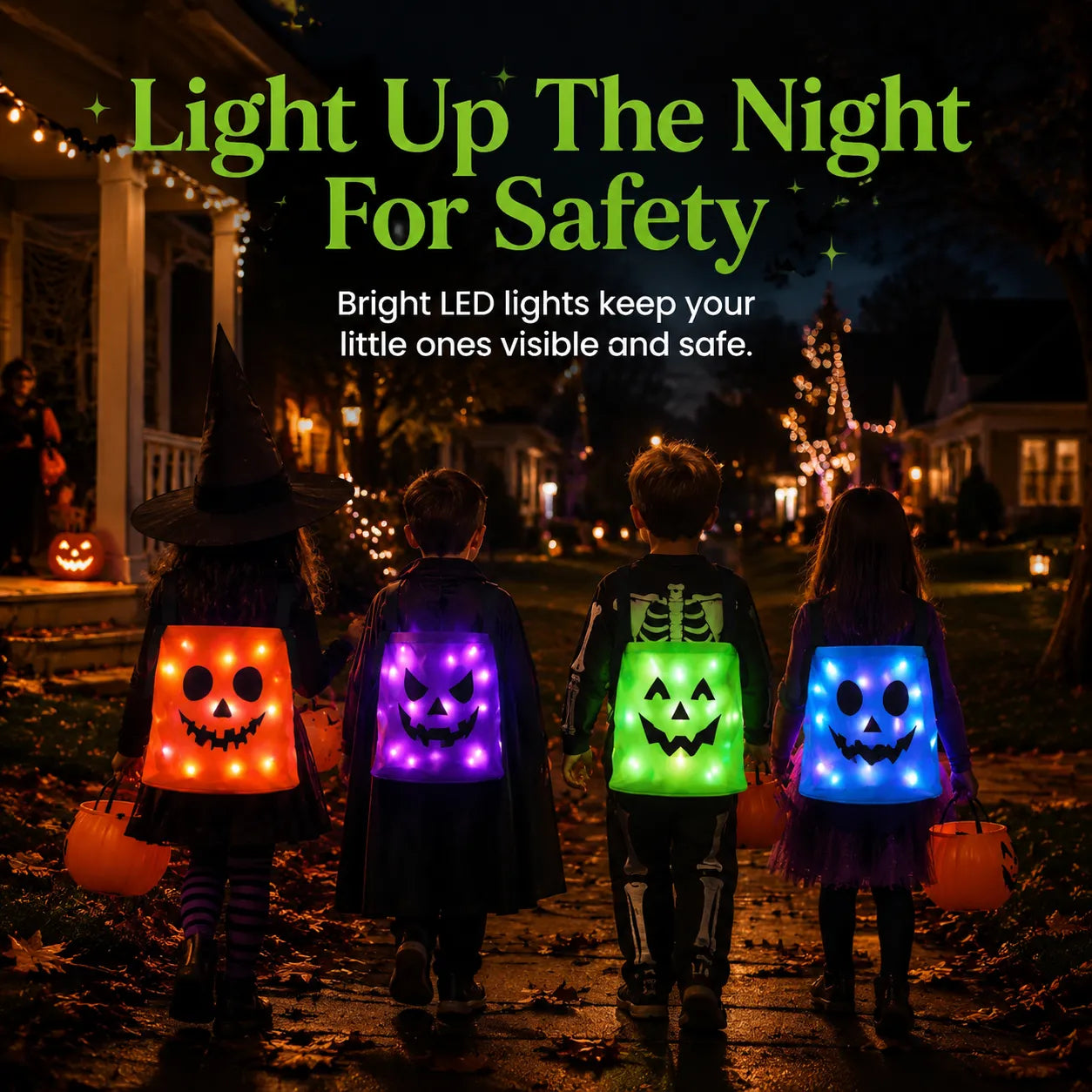 🎃Reusable LED Halloween Treat Bags