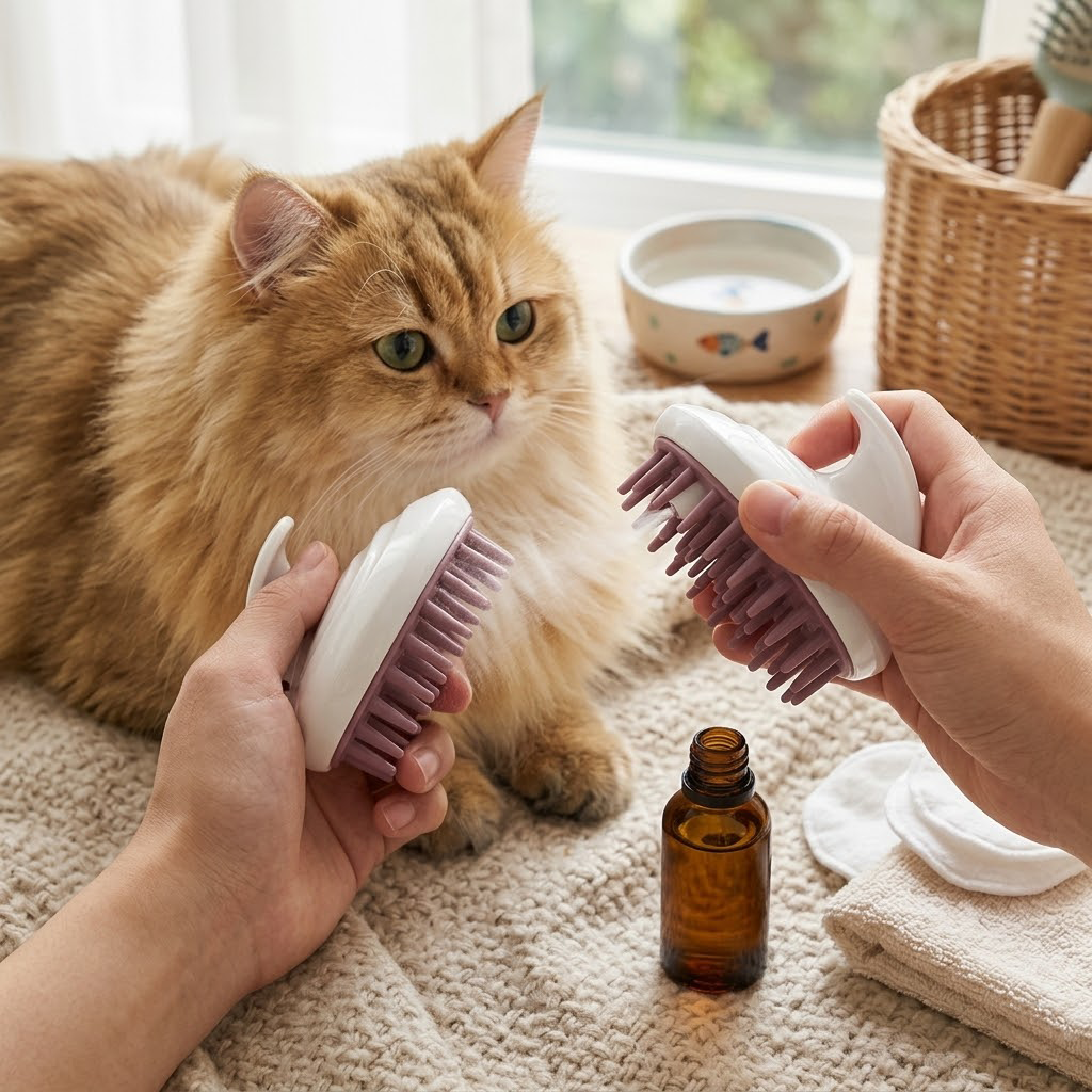 Professional Pet Mist Spray Brush