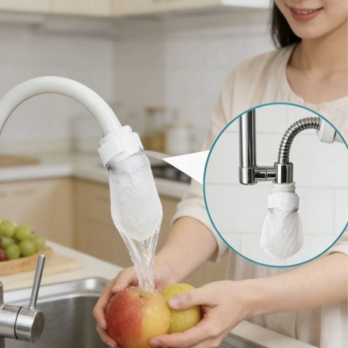 Anti-Splash Kitchen Faucet Filter for Sediment & Rust Removal